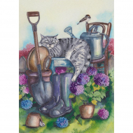 Набор для вышивания PANNA Живая картина арт. JK-2113 Летний сон 18х25,5 см