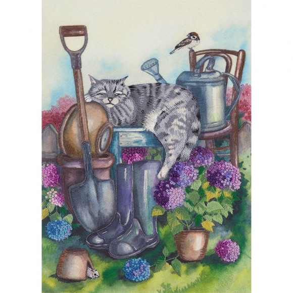 Набор для вышивания PANNA Живая картина арт. JK-2113 Летний сон 18х25,5 см