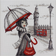 Набор для вышивания МАРЬЯ ИСКУСНИЦА арт.09.005.02 Лондон, по рисунку О. Куреевой 25х25 см