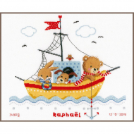 Набор для вышивания VERVACO арт.PN-0168466 На лодке 33х36 см