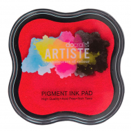 61678_Подушка штемпельная пигментная, красный