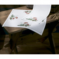 Набор для вышивания PERMIN арт.27-1739 Скатерть Мухомор 56х56 см