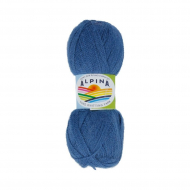 Пряжа ALPINA KLEMENT (80% альпака, 20% мериносовая шерсть) 4х50г/300м цв.06 джинсовый