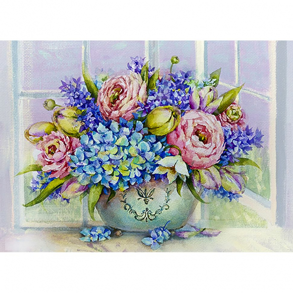 Картина стразами "Цветочная нежность" Картина стразами "Цветочная нежность"