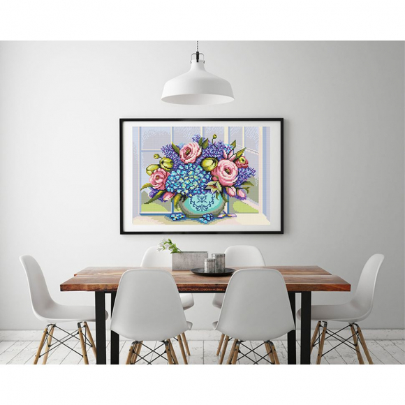 Картина стразами "Цветочная нежность" Картина стразами "Цветочная нежность"