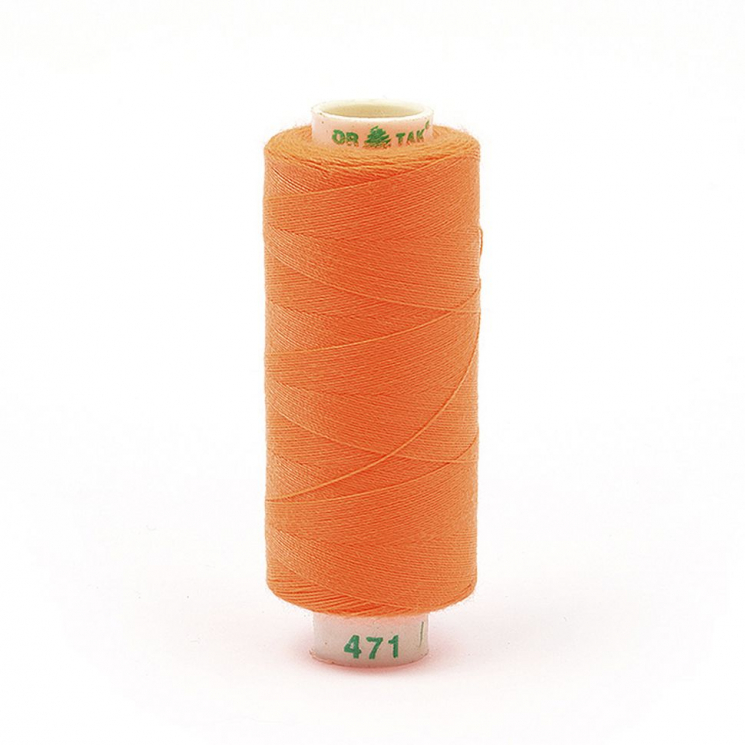 Нитки Dor Tak бытовые 40/2 полиэстер 366м цв.471 оранжевый