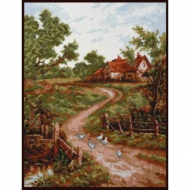 Набор для вышивания ПАЛИТРА арт.08.016 Утро в деревне 27х34 см