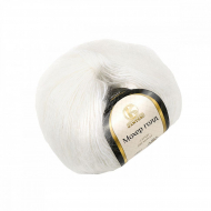 Пряжа для вязания КАМТ Мохер Голд (60% мохер, 20% хлопок, 20% акрил) 10х50г/250м цв.205 белый