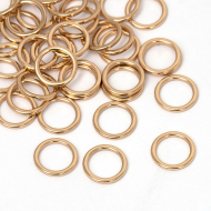 Кольцо для купальника металл TBY-010E.SW d10мм, цв.золото, уп.1000шт