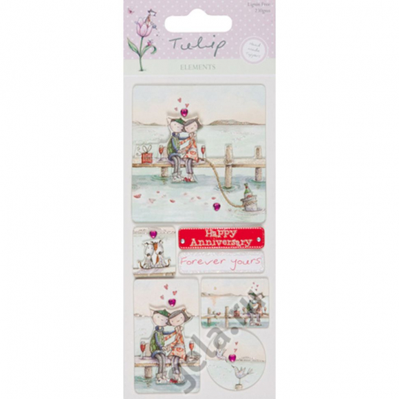 53532_Наклейки 3D "Много любви", TULIP