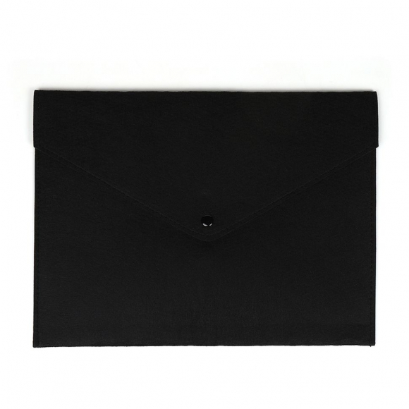 Кофр конверт из фетра А4 черный