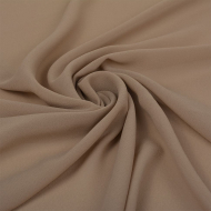 Ткань креп-шифон арт.TBY.8021-102 плот.105г/м2 100% ПЭ шир. 150см цв.102 какао рул.30м