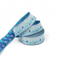 Лента отделочная жаккардовая арт.TBY.ЛЖ.MH-32 шир.20 мм уп.5,48 м цв.гол