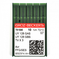 Игла для промышленных швейных машин Groz-Beckert UY128GAS FFG  №70 уп.10 шт. арт.781695