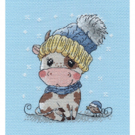 Набор для вышивания ОВЕН арт. 1328 На прогулке 12х15 см