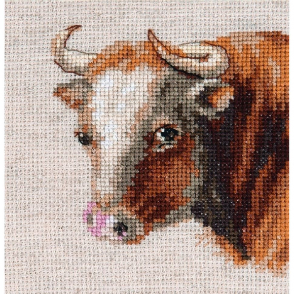 Набор для вышивания АЛИСА арт.0-214 Бык 9х10 см