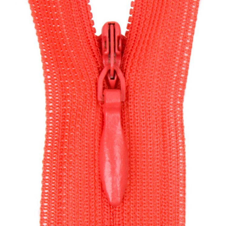 Молния потайная нераз 20см S-200 красный бледный SBS уп.100шт