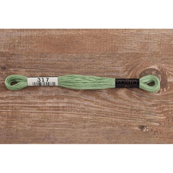 164410_Мулине COSMO однотонный цвет 317