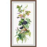 Набор для вышивания ОВЕН арт. 1014 Гнездышко 18х44 см