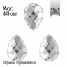 Стразы пришивные акриловые MAGIC 4 HOBBY арт.MG.H.02 13x18 мм капля цв.01 прозрачный уп.100 шт