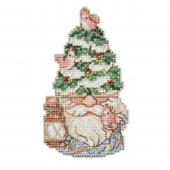 Набор для вышивания "Гном с елью" Jim Shore