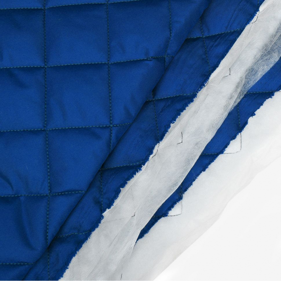 Ткань стежка ниточная Dewspo TBY Ромб 5,5см 100%пэ 230г/м2 150см яр.синий S027 рул.30-50м