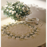 16349_Набор для вышивания скатерти "Ромашки"