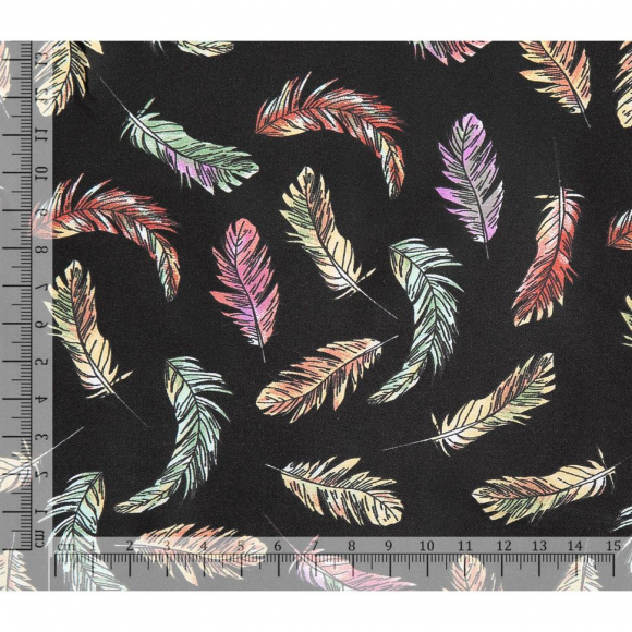 Ткань шелк Армани 90 г кв.м 97% полиэстер, 3% спандекс шир.145см арт.Р.28353.01 цв.01 черный рул.30м