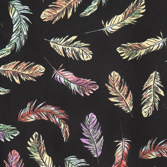 Ткань шелк Армани 90 г кв.м 97% полиэстер, 3% спандекс шир.145см арт.Р.28353.01 цв.01 черный рул.30м