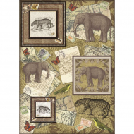 59377_Карта для декупажа "Сафари"