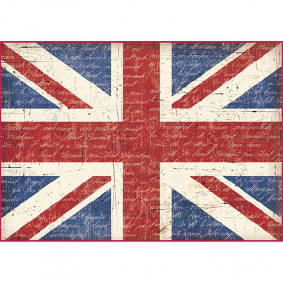 83921_Бумага рисовая мини - формат "Флаг Соединенного Королевства"