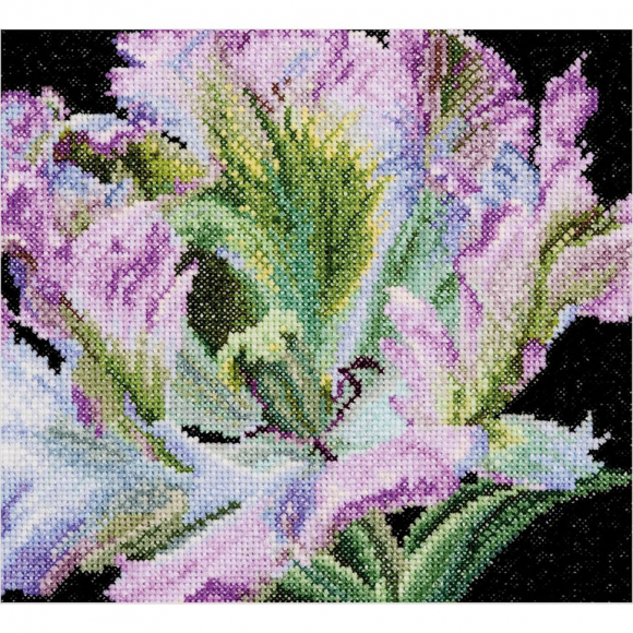 62573_Набор для вышивания "Тюльпан", канва аида 18 ct