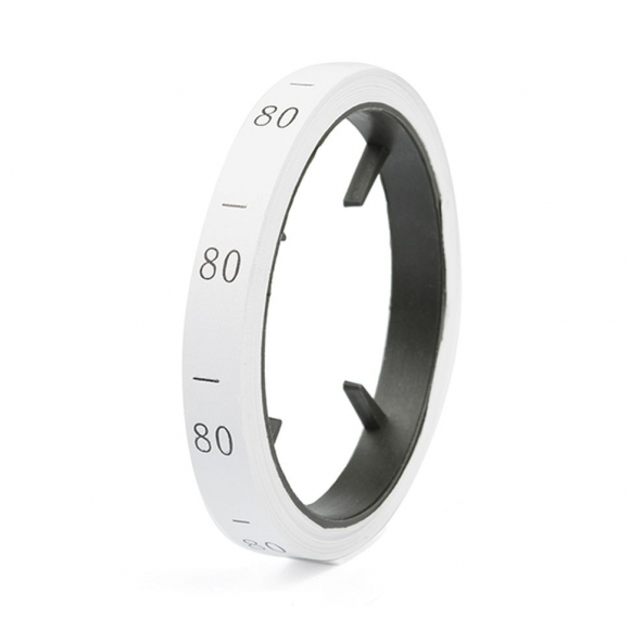 Размерники полиэстер 80 белый 10х25 мм ТВ в рул. 300 шт