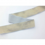 114030_Резинка-пояс с люрексом, 40 мм, цвет голубой с золотом 114030_Резинка-пояс с люрексом, 40 мм, цвет голубой с золотом