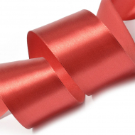 Лента атласная 50мм цв.3091 т.красный IDEAL уп.27,4 м