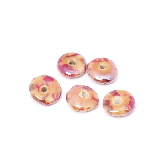 Бусины керамические TESОRO арт.TS-330 цв.020 15 мм