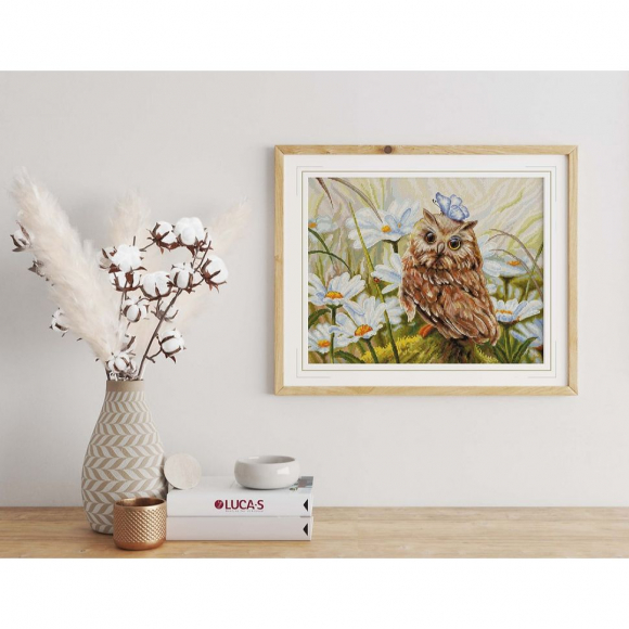 Набор для вышивания LUCA-S арт. B7011 Везучая сова 30х24 см