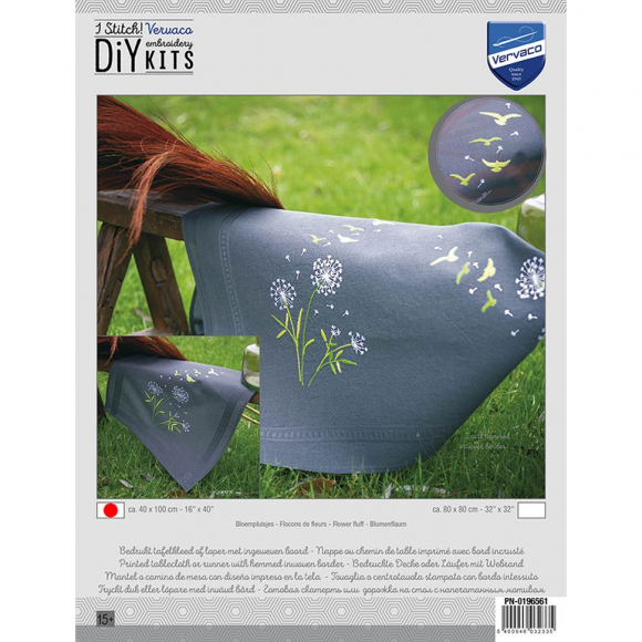 182121_Набор для вышивания скатерти "Цветочный пух"