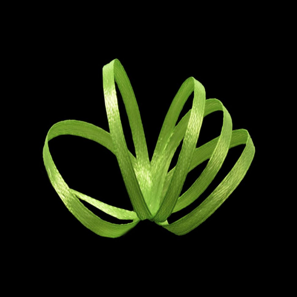 Лента атласная 3мм цв.3034 гр.салатовый IDEAL уп.100 м