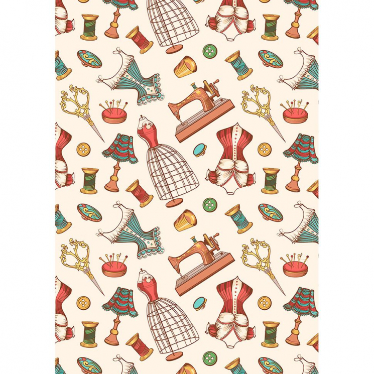 Ткани для пэчворка в рулонах ВЕК МОДЫ 112 см 100% хлопок (в метрах) ВМ-15 бежевый