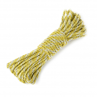 Шнур витой мебельный арт.SHDV052 5мм уп.10м серебро/золото