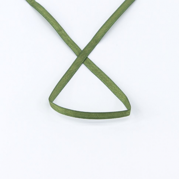 32235_Лента для вышивания SAFISA на блистере, 4 мм, 5 м, цвет 89, зеленый