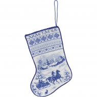 Набор для вышивания PANNA арт. PR-1479 Рождественский сапожок 20х30 см