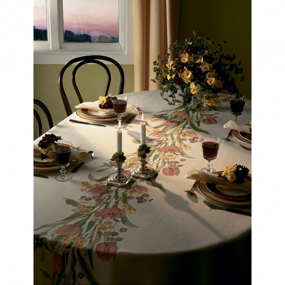 Набор для вышивания EVA ROSENSTAND арт.12-2003 Скатерть Тюльпаны 165х250 см