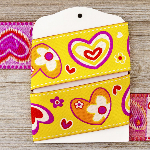 24060_Лента жаккард SAFISA, 50 мм, 15 м, цвет 01 24060_Лента жаккард SAFISA, 50 мм, 15 м, цвет 01