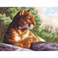 Рисунок на канве МАТРЕНИН ПОСАД арт.28х37 - 1187-1 Пума