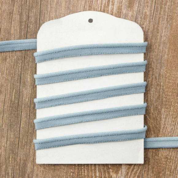 Резинка окантовочная, цвет серо-голубой