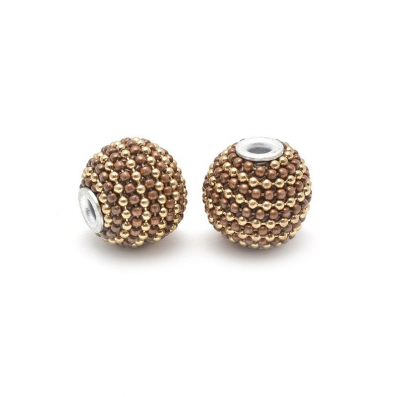 Бусины Этника TESORO арт. TS.B161 цв.5  ?16 мм in ?4 мм