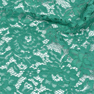 Кружевная ткань (гипюр) с кордом арт.TBY.LN-3002 шир.145см 130 г/м? цв.300 ментоловый уп.22,86м