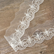 178108_Кружево-вышивка на тюле, 32 мм, 13,5 м